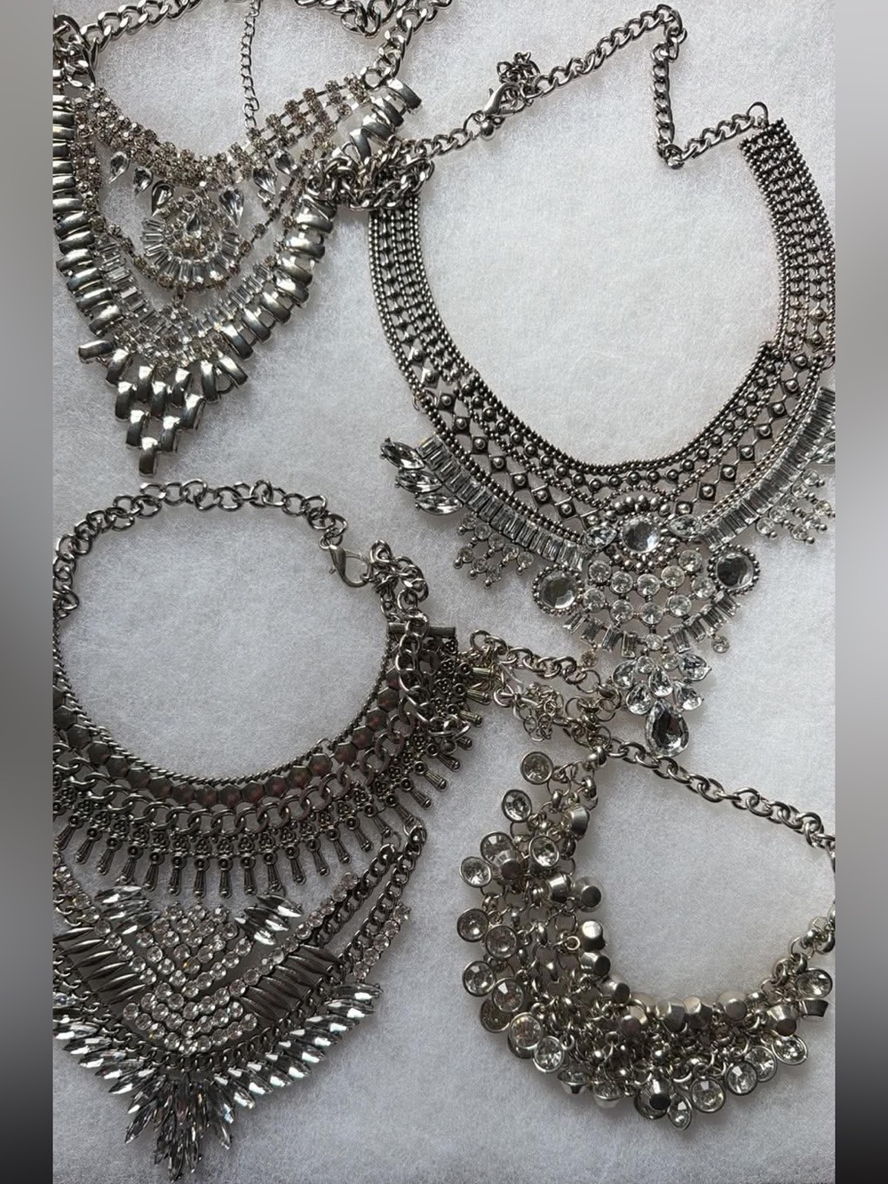 Vintage Silver Statement Necklace Collection - Women Jewelry